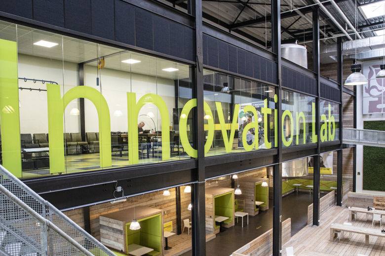 Interior of the Dutch Innovation Factory in Zoetermeer where SDF horticulture software is developed and applied